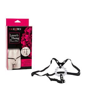 Lover's Thong With Pleasure Pearls