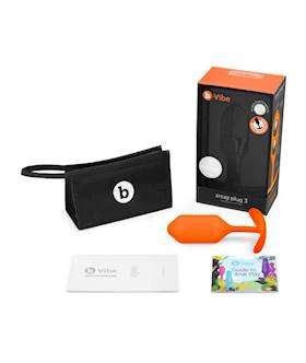 B-vibe Snug Plug 3 Orange