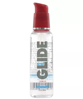 Anal Glide Silicone Lubricant 2 oz Pump Bottle