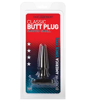 Classic Butt Plug  Small Black