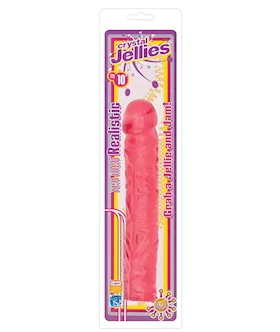 Crystal Jellies 10quot Classic Dildo  Pink