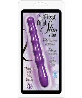 My 1st Anal Slim Vibe  Purple