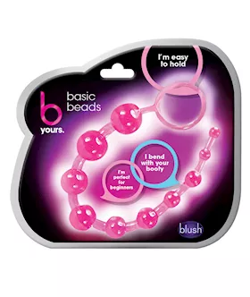 Blush B Yours Basic Anal Beads  Pink