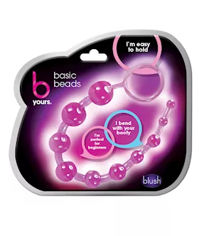 Blush B Yours Basic Anal Beads  Purple