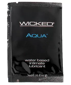Wicked Sensual Care Aqua Water Based Lubricant 1 oz Fragrance Free