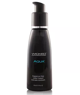 Wicked Sensual Care Aqua Water Based Lubricant 2 oz Fragrance Free