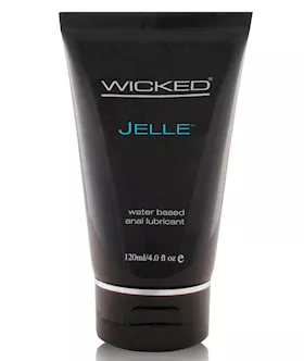 Wicked Sensual Care Jelle Water Based Anal Lubricant 4 oz Fragrance Free
