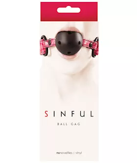 Sinful Ball Gag  Pink