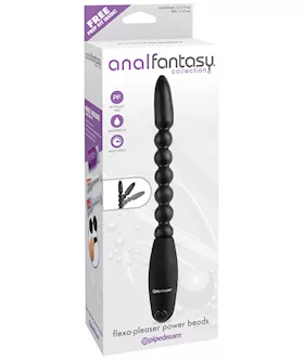 Anal Fantasy Collection Flexa Pleaser Power Beads  Black