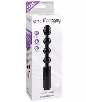 Anal Fantasy Collection Power Beads  Black