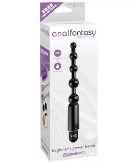 Anal Fantasy Collection Beginners Power Beads  Black