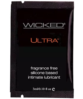 Wicked Sensual Care Ultra Silicone Based Lubricant 1 oz Fragrance Free