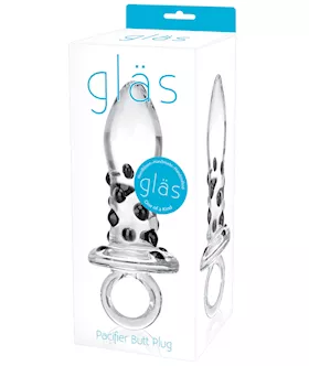 Glas Pacifier Glass Butt Plug