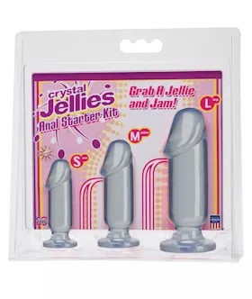 Crystal Jellies Anal Starter Kit  Clear