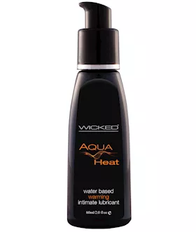 Wicked Sensual Care Aqua Heat Warming Sensation Lubricant 2 oz
