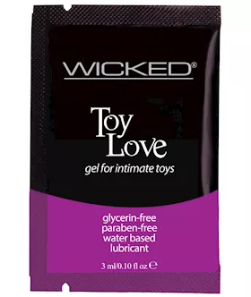 Wicked Sensual Care Toy Love Water Based Lubricant 1 oz Fragrance Free