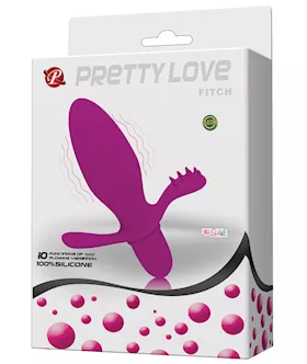 Pretty Love Fitch Anal Vibrator  Fuchsia