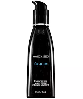 Wicked Sensual Care Aqua Water Based Lubricant 85 oz Fragrance Free