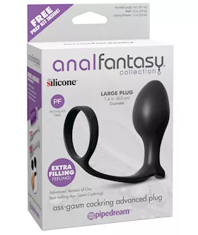 Anal Fantasy Collection Ass Gasm Advanced Plug wCockring