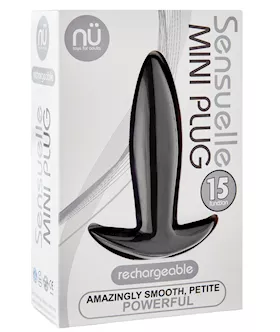 Nu Sensuelle Mini Butt Plug  Black