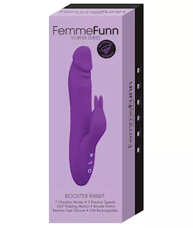 Femme Funn Booster Rabbit  Purple