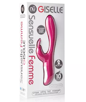 Nu Sensuelle Giselle Rechargeable Rabbit  Magenta