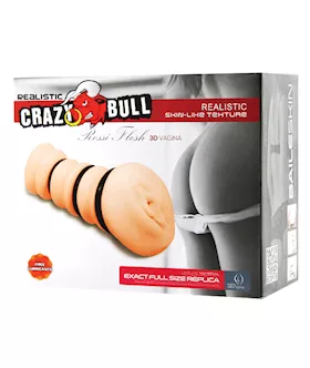 Crazy Bull Rossi Flesh Masturbator Sleeve  Vagina