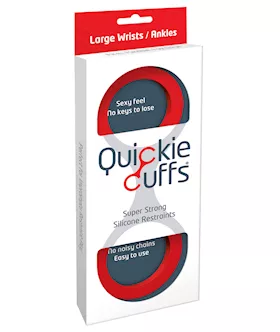 Quickie Cuffs Large  Red