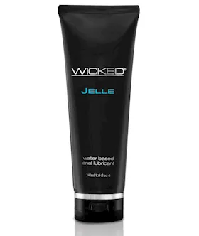 Wicked Sensual Care Jelle Water Based Anal Lubricant 8 oz Fragrance Free