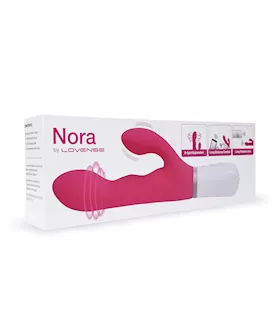Lovense Nora Rotating Head Rabbit  Pink
