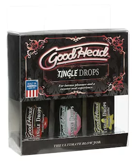 GoodHead Tingle Drops Kit  Sweet CherryCotton CandyFrench Vanilla