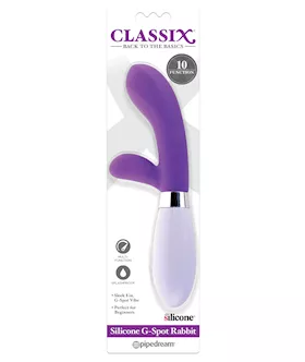 Classix Silicone GSpot Rabbit  Purple