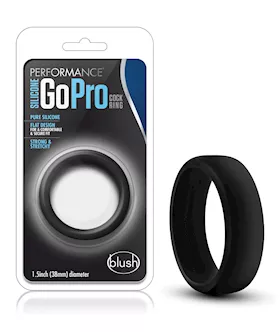 Blush Performance Silicone Go Pro Cock Ring  Black