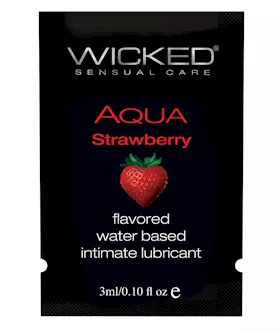 Wicked Sensual Care Water Based Lubricant 1 oz Strawberry
