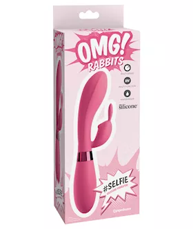 OMG Rabbits Hash Tag Selfie  Pink