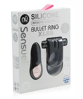 Nu Sensuelle Silicone Remote Control XLR8 Turbo Boost Bullet Ring  Black