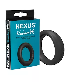 Nexus Enduro Plus Silicone Cock Ring  Black