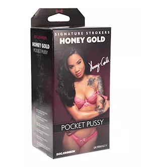Signature Strokers ULTRASKYN Pocket Pussy  Honey Gold
