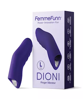 Femme Funn Dioni Wearable Finger Vibe  Large Dark Purple