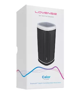 Lovense Calor Compact Heating Masturbator  Black