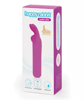 Happy Rabbit Rechargeable Bullet  Purple