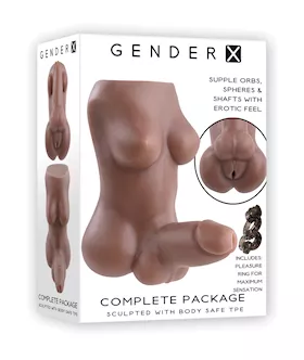 Gender X Complete Package Multi Function Stroker  Dark