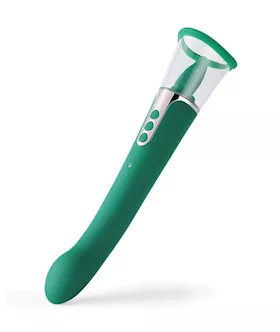 Succion Sucking GSpot Vibrator  3 Function Green