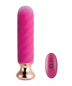 Rose Twister HandsFree Remote Vibrating Anal Plug