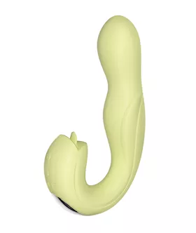Joi Rotating Head GSpot Vibrator amp Clit Licker  Yellow