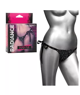 Radiance Side Tie Panties Black OS