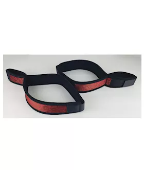 Spartacus Wrist to Thigh Cuffs  Neoprene Red