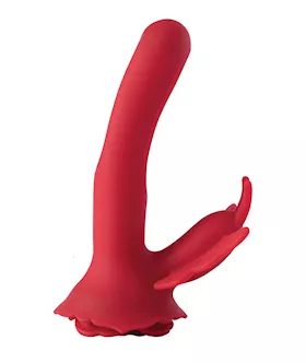 Layla Rosy Butterfly Clit Stimulator Flapping GSpot Vibrator  Red