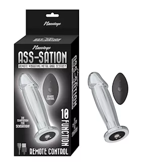 Asssation Remote Vibrating Metal Anal Ecstasy  Silver