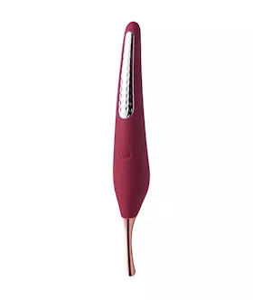 Ms Honey Pinpoint Clit Vibrator amp Nipple Stimulator Red Wine